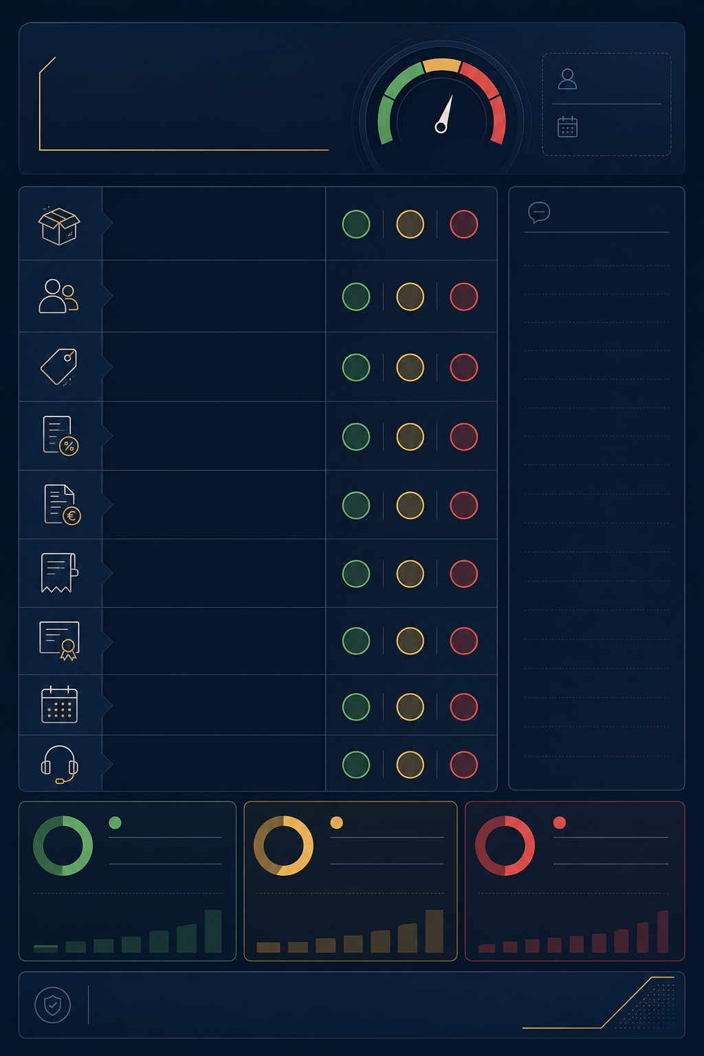 Sistema visual de autodiagnóstico por semáforo para revisar el arranque