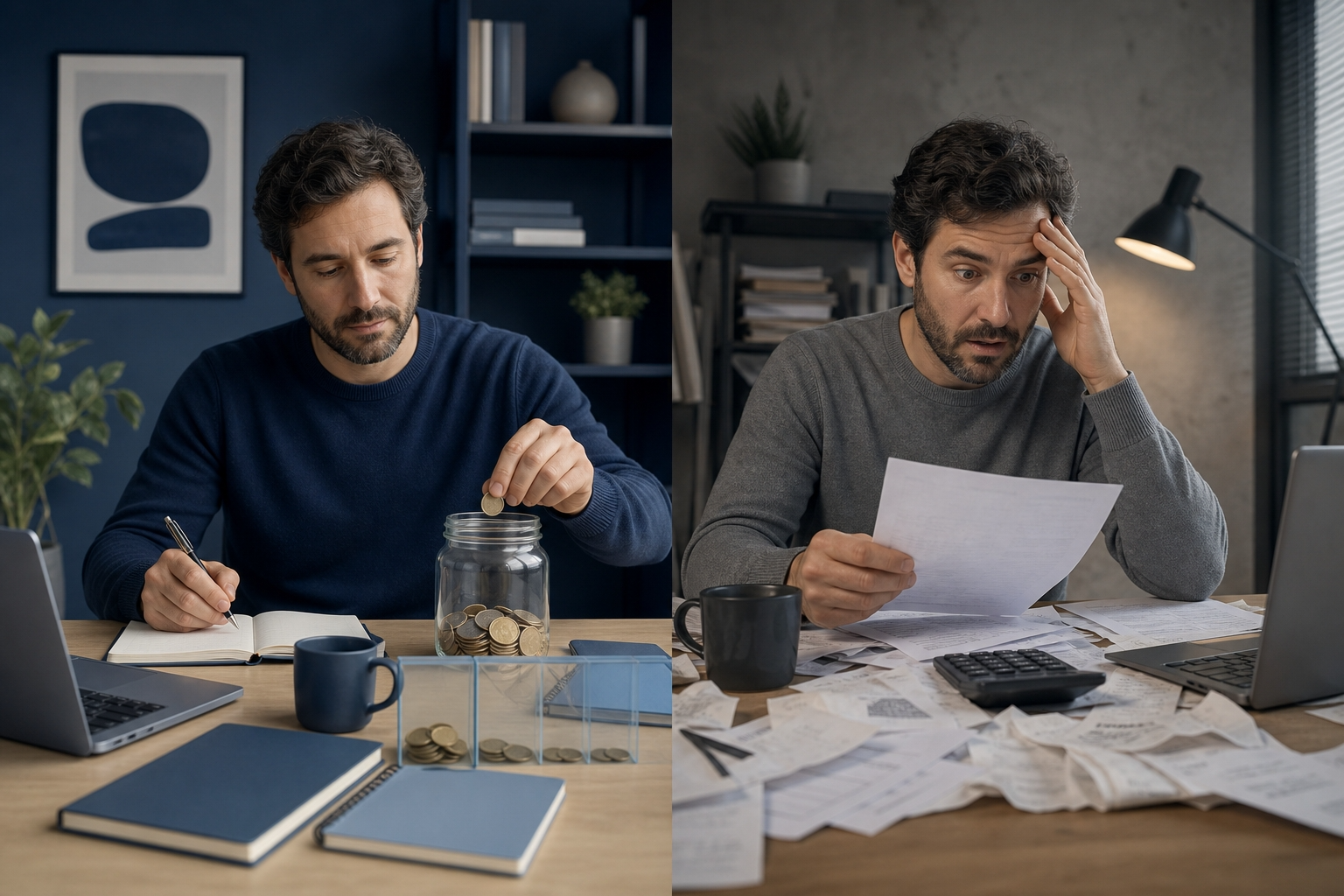 Comparativa editorial entre previsión ordenada e improvisación ante el IRPF